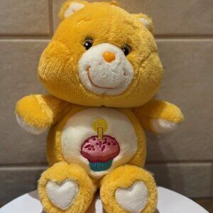 Vintage Birthday Care Bear 2002 20th Anniversary Carlton Cards Stuffed Plush Toy